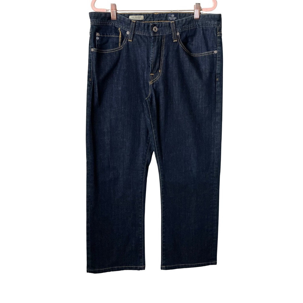 AG Adriano Goldschmied‎ Jeans Mens 34x34 Protege Straight Leg Rinse Blue USA
